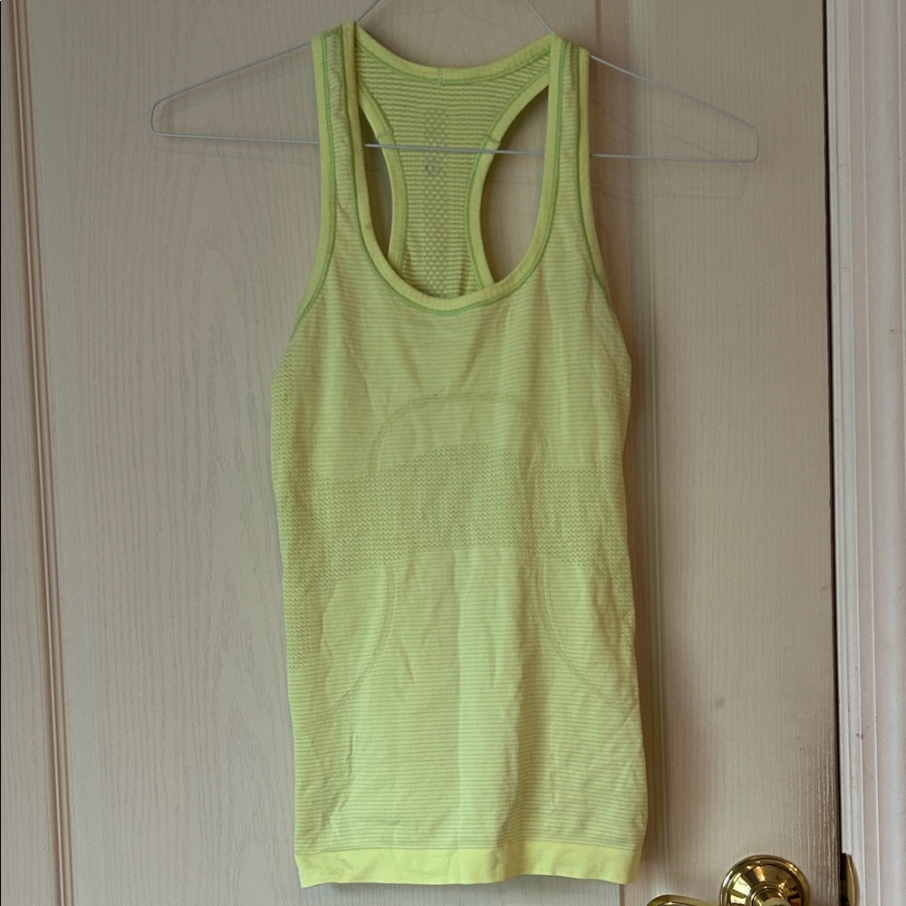 Women's Lululemon Yellow Tank Top